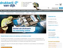 Tablet Screenshot of drukkerij-vandijk.nl